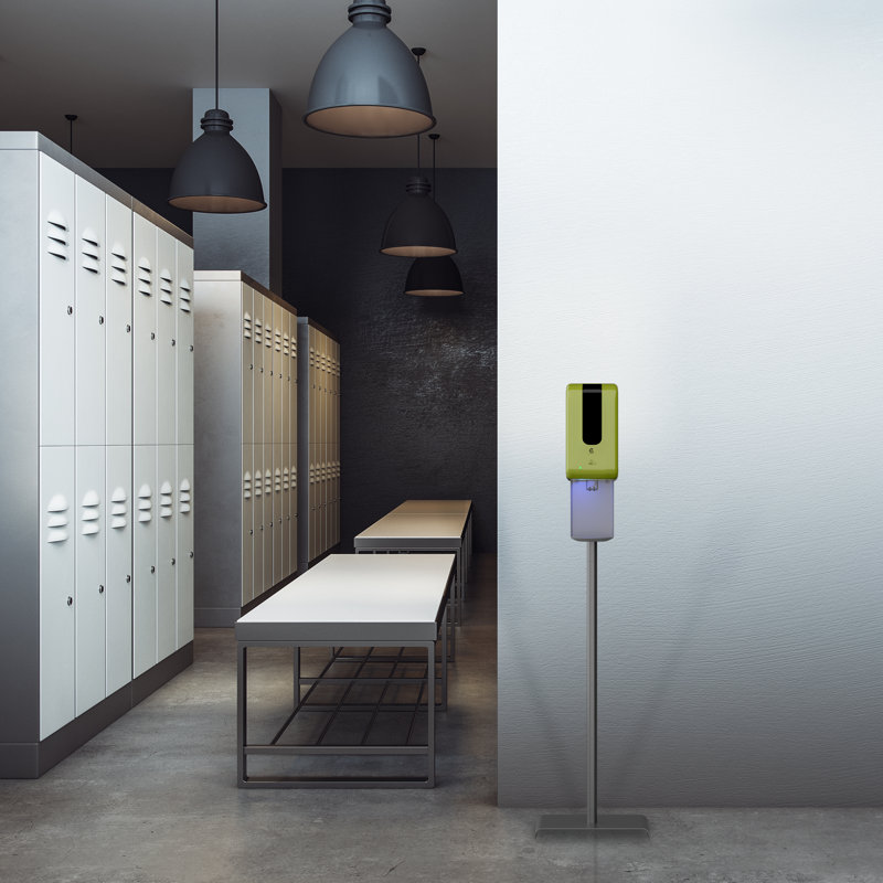 Distributeur automatique de désinfectant pour les mains, Vert