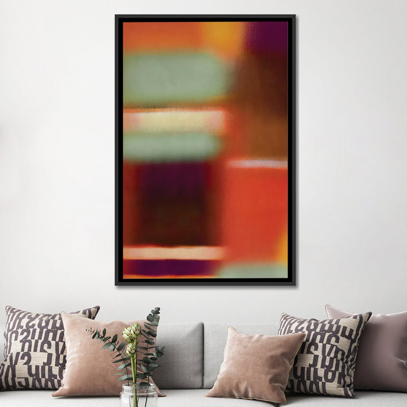 «Remind Me II», impression sur toile, H 26 po x l 18 po x P 1,5 po, Toile avec cadre noir, Pas de tapis