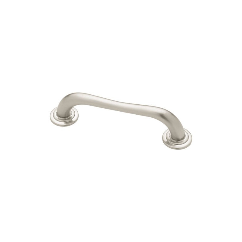 Poignée grecque romaine 3-3 / 4 ", Nickel satiné