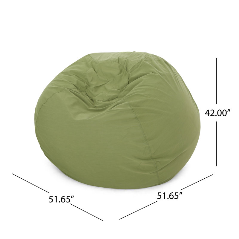 Polyester Classic Bean Bag, Green