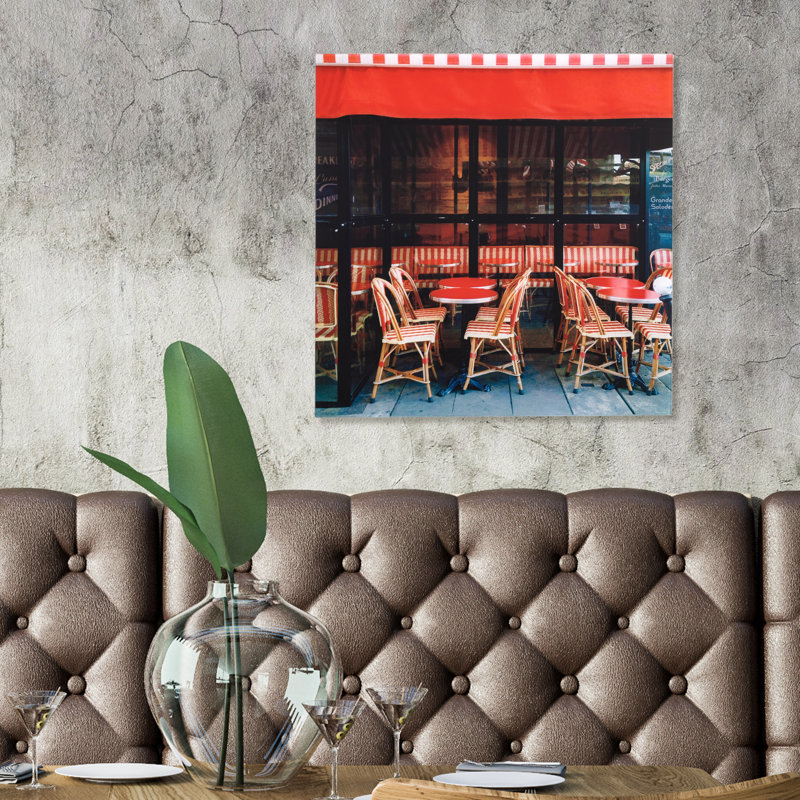 Red Bistro Ii - Wall Art