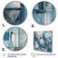 «Blue Abstracted Harmonia Of Shape III» sur impression sur toile-88517134-88517128