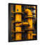 Reproduction d'art mural monochrome jaune gris industriel - usines-1976873880-1976873894