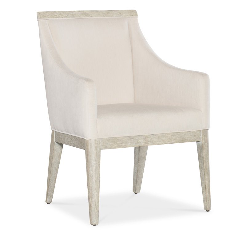 Modern Mood 19'' H Polyester/Polyester Blend Upholstered Arm Chairs, Light Wood/Diamond, Light Wood/Diamond