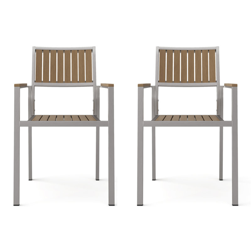 Chaises en bois de corail Cape avec ensemble repas (ensemble de 2)
