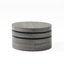 Table basse ovale rotative avec rangement ouvert et pivotant noir mat pour la maison