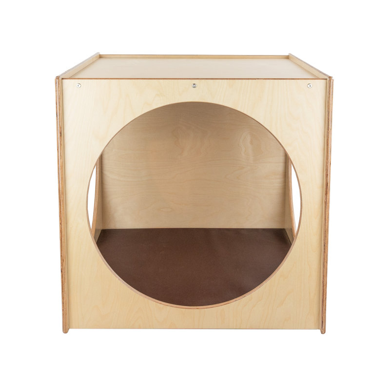 Contender Vinyl Reading Hideaway, Unassembled, Brown