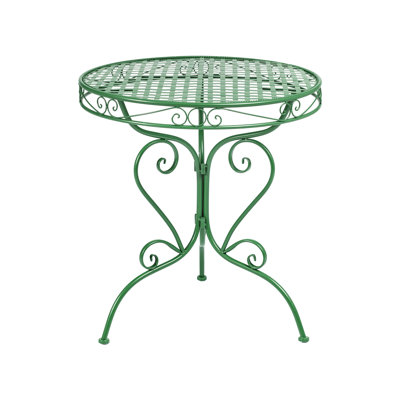 Round Metal Outdoor Bistro Table , 70cm cm W 70cm cm D