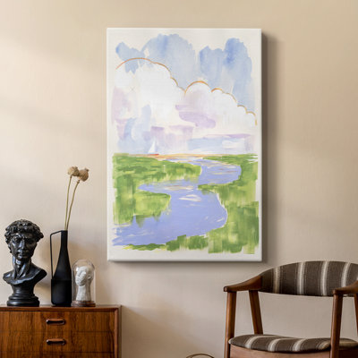 Low Country River Vista I -Custom Wrapped Gallery Cavas