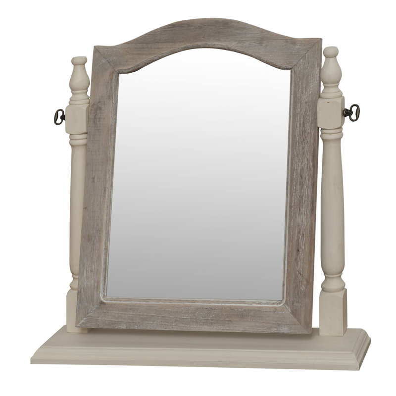 Shorehaven Solid Wood Flat Wall Mirror
