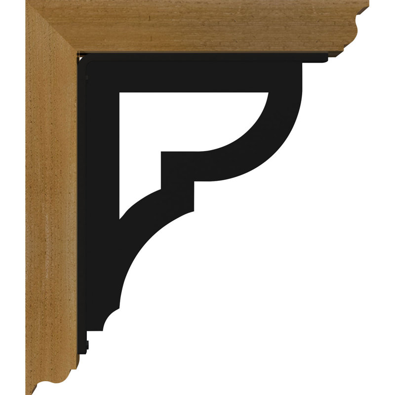 Support simple en fer Bradford 8 po, H 19 po x P 16 po, 3 1/2"W x 2"T Western Red Cedar (Smooth)