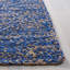 Jarielis Natural Fibre Hand Loomed Wool/Jute Rug in Blue/Natural-17274967