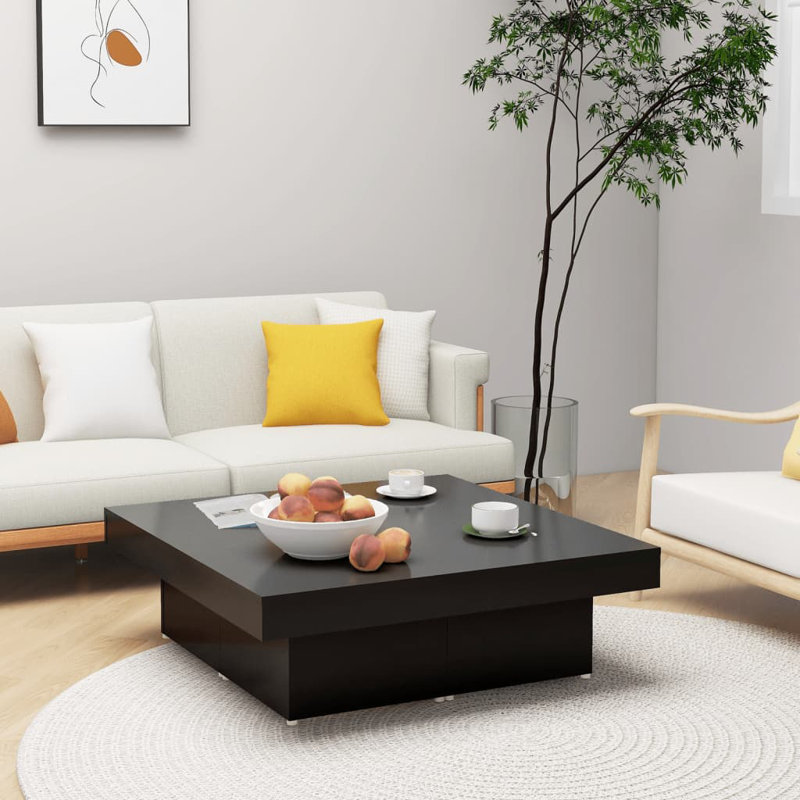 Allete Block Coffee Table, Black