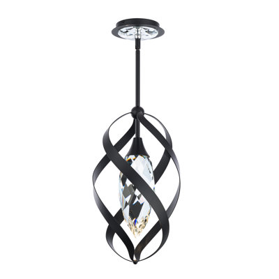 Solan 1 - Light Black LED Single Pendant