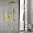 Shower System With Shower Head, Hand Shower, Slide Bar, Bodysprays, Shower Arm, Hose, Valve Trim, And Lever Handles
