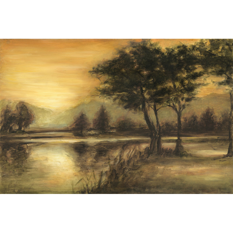 Midsummer Reflections II by Ethan Harper - Wrapped Canvas Print, 30cm H x 46cm W