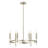 Kerween 6-Light Chandelier in Brushed Nickel-774237982