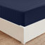 Luxury Striped Microfiber Fitted Sheet - 40 cm Deep Pocket, Ultra-Soft, Wrinkle-Resistant & Easy Car-648432965-648432970
