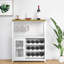 Cabinet/Enclosed Storage Wine Bottle Rack White