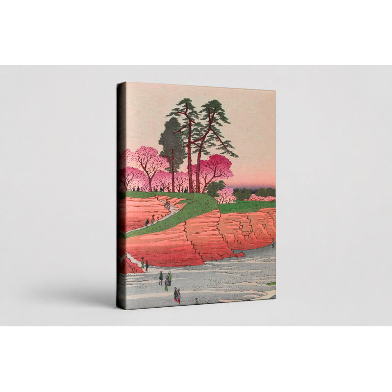 Asuka Hill (Ōji Asukayama) - Portrait, art mural sur toile, 12" W x 18" H