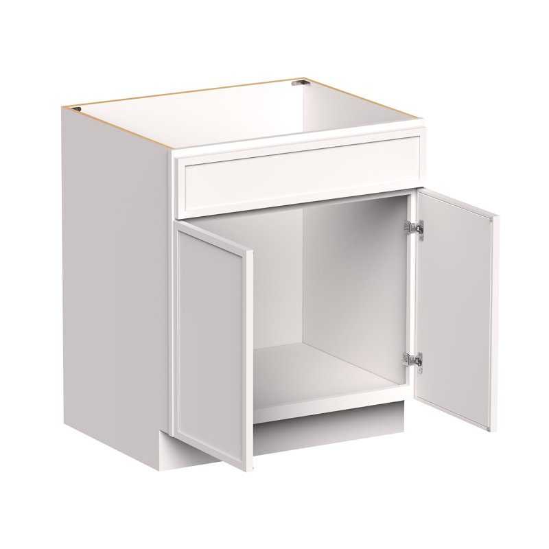 Armoire de base pour évier de cuisine prêt à assembler l 30 po x P 24 po x H 34,5 po Casainc, 30"