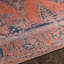 Tapis oriental brûlé orange / bleu lavable à la machine Bria-257245561