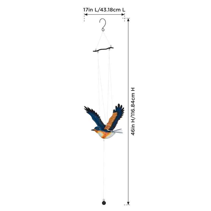 Mobile oiseau volant - Oiseau bleu