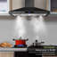 Hotte murale convertible 29,3 po de largeur et 450 pi³ / min en acier inoxydable-67650061