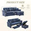 Canapé modulaire en L avec rangement coulissant, repose-pieds et coussins-2088694297