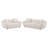 Tampa Greige 2-piece Sofa Set