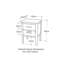 Almarosa 45cm W Particle Board / Chipboard Bedside Table-591223142
