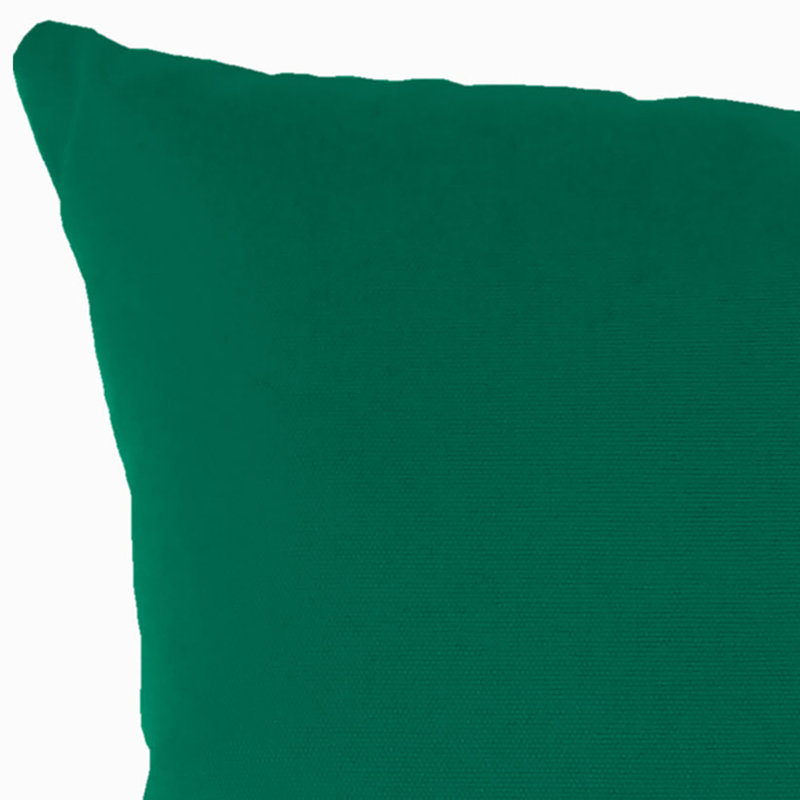 Sunbrella Outdoor Throw Pillow, Canvas Forest Green