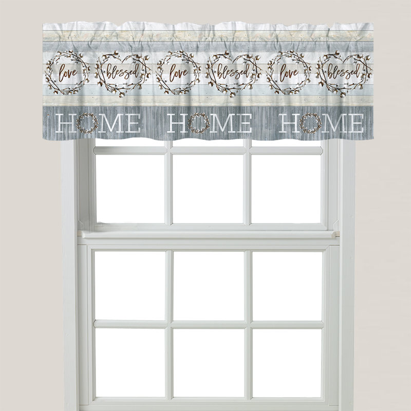 Tøger Loving Home Window Valance By Laural Home