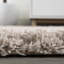Tapis beige à poils longs Anttwan-855618797
