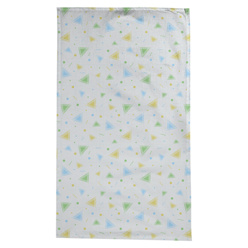 Leffel 90s Pattern Tablecloth, Blue/Yellow