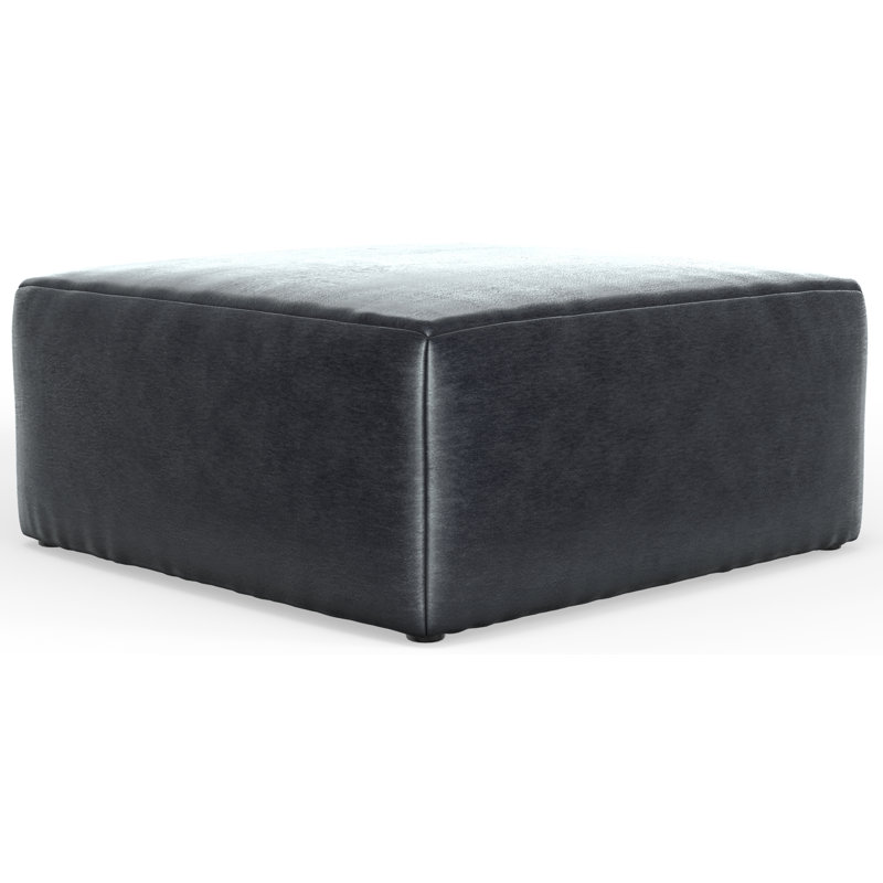 Repose-pieds Adalaide, Bleu / gris