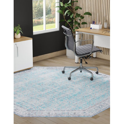 Tapis oriental bleu