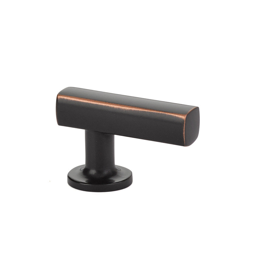 Urban Modern Bar Cabinet Knob, Oil Rubbed Bronze