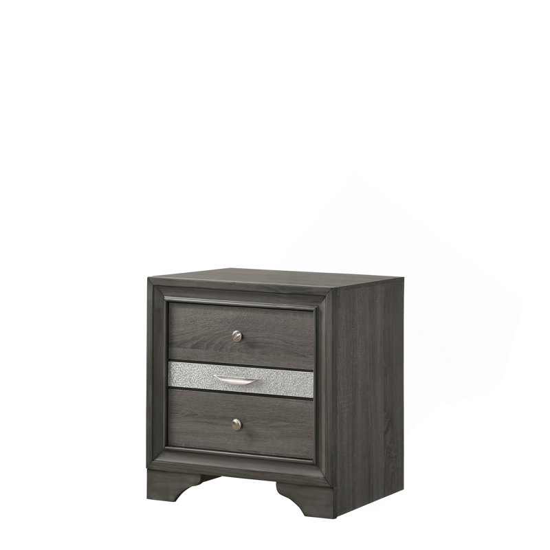 Matrix Nightstand Gray, Gray