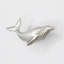 1.75" Humpback Whale Right Facing Knob
