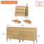 Meuble télé 6 tiroirs Union Rustic Modern, meuble télé Reeded-1734075737