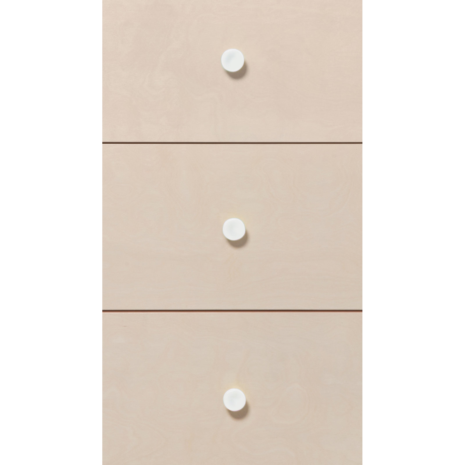 Gelato 1.25" Diameter Mushroom Knob, Ivory Boucle