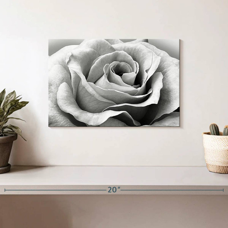 Harnek Full Bloom Rose, 8" H x 12" W