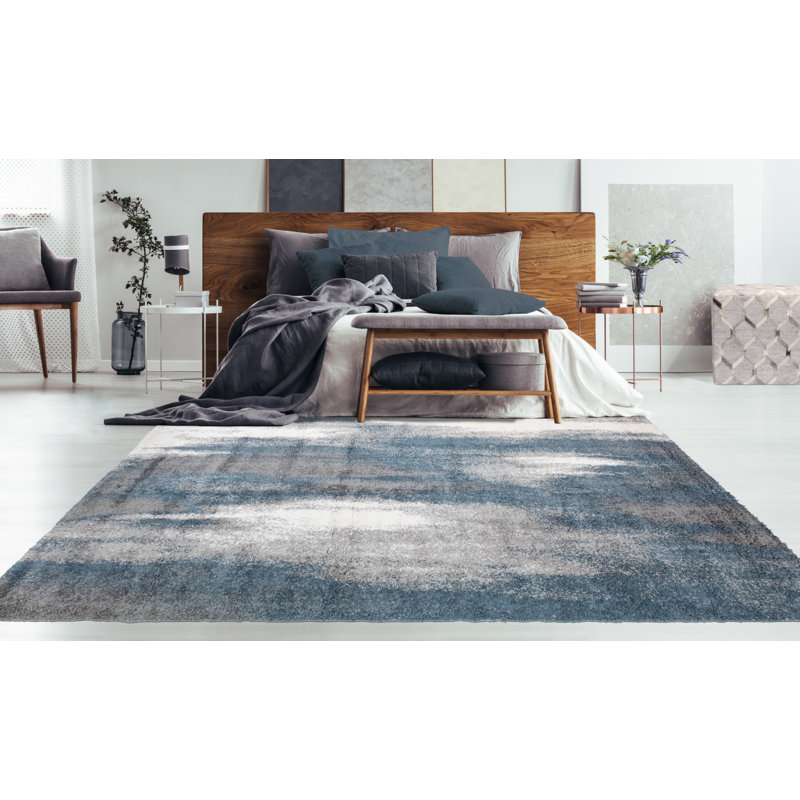 Alban Performance Abstract Indoor Rug, Rectangle 7'10" x 10'