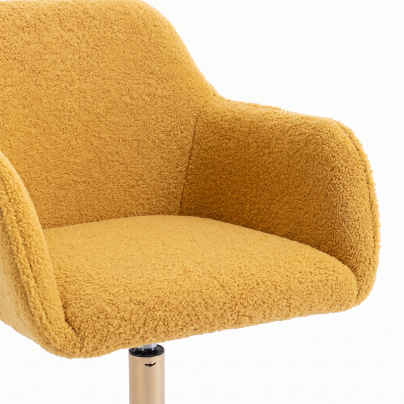 Chaise de bureau Modern, Jaune