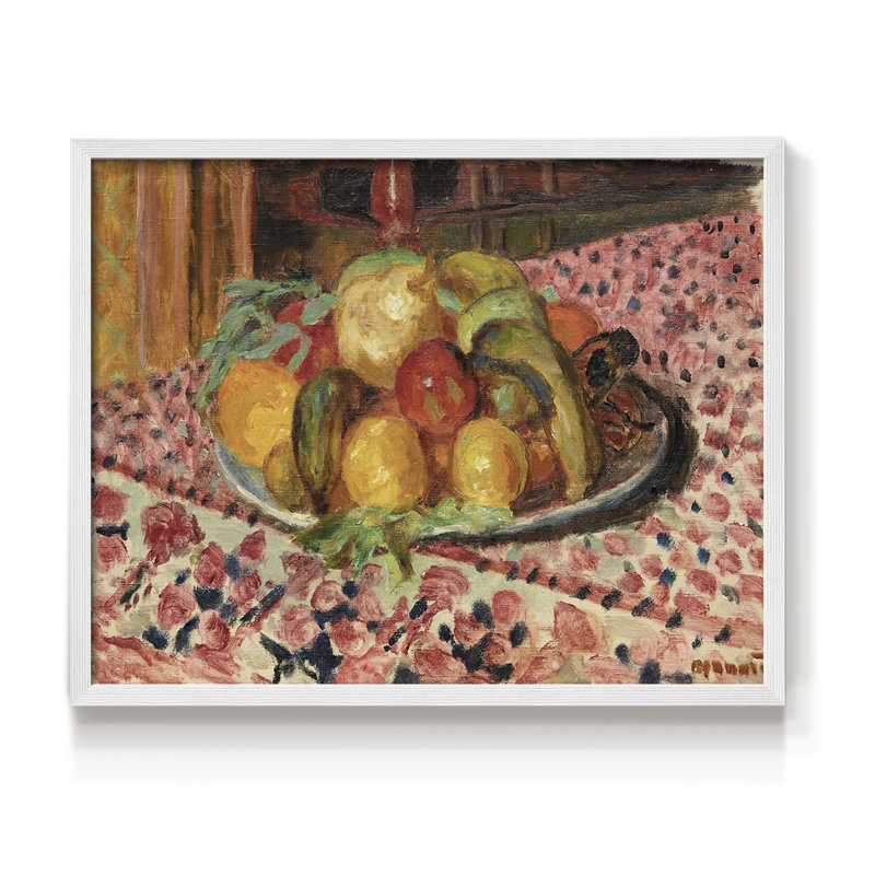 Motif floral rétro - Lxxix - reproduction encadrée