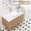 Meuble-lavabo flottant simple 36 po avec lavabo