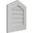 Peaked Top Surface Mount Signature Urethane Non-Functional Gable Vent Primed Tan-101741824-122289345