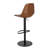 Safeta Swivel Upholstered Adjustable Height Counter Stool-2012125271