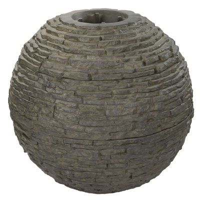 Aquascape Stacked Slate Sphere Fountain 32" Dia (81 cm)